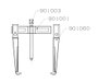 Forza Extractor Serie 9000 de 2 patas 210 x 160